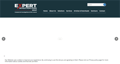 Desktop Screenshot of expert-investigations.co.uk