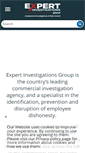 Mobile Screenshot of expert-investigations.co.uk